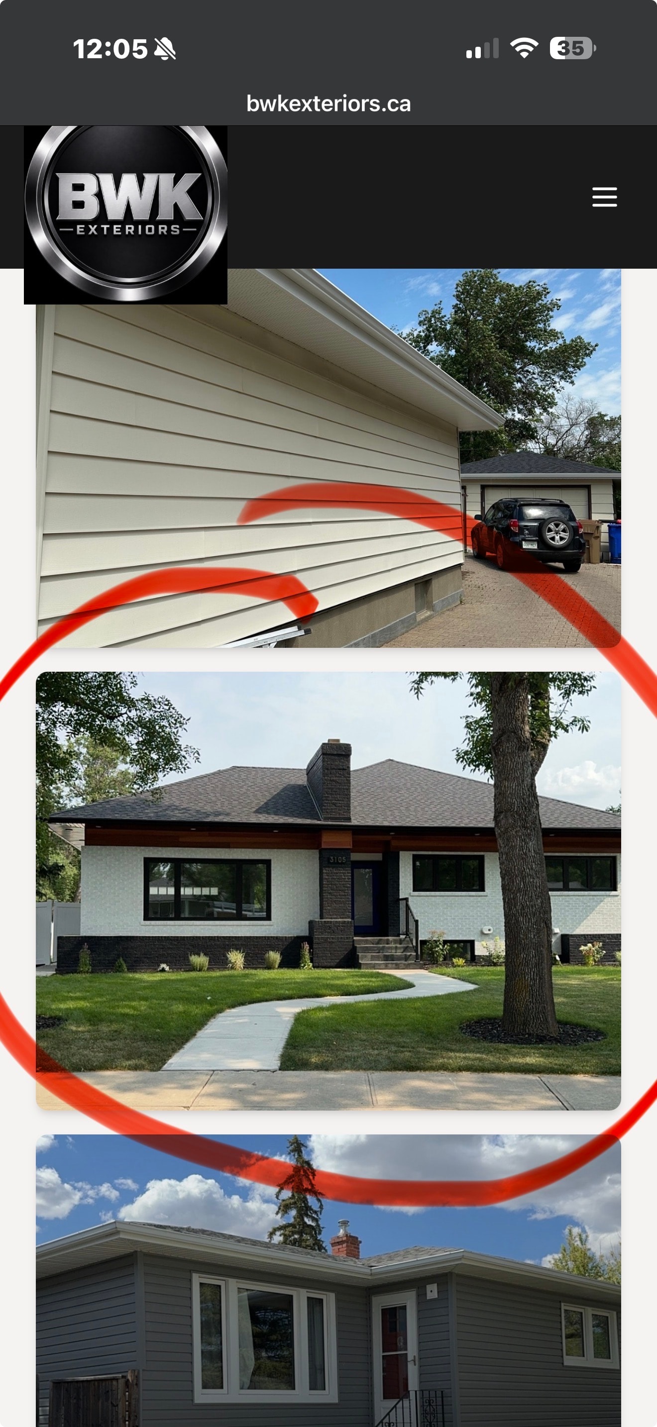 Modern home with new eavestrough installation — BWK Exteriors Regina